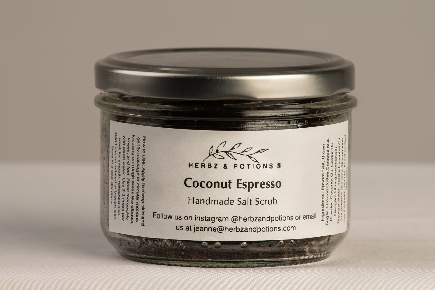 COCONUT ESPRESSO SALT SCRUB